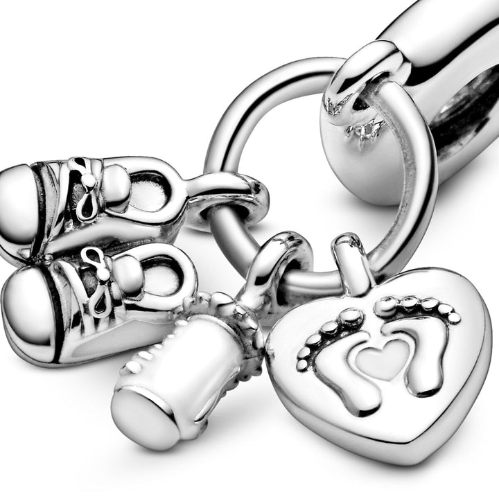 Pandora Nuckelflasche und Babyschuhe Charm - 798106CZ