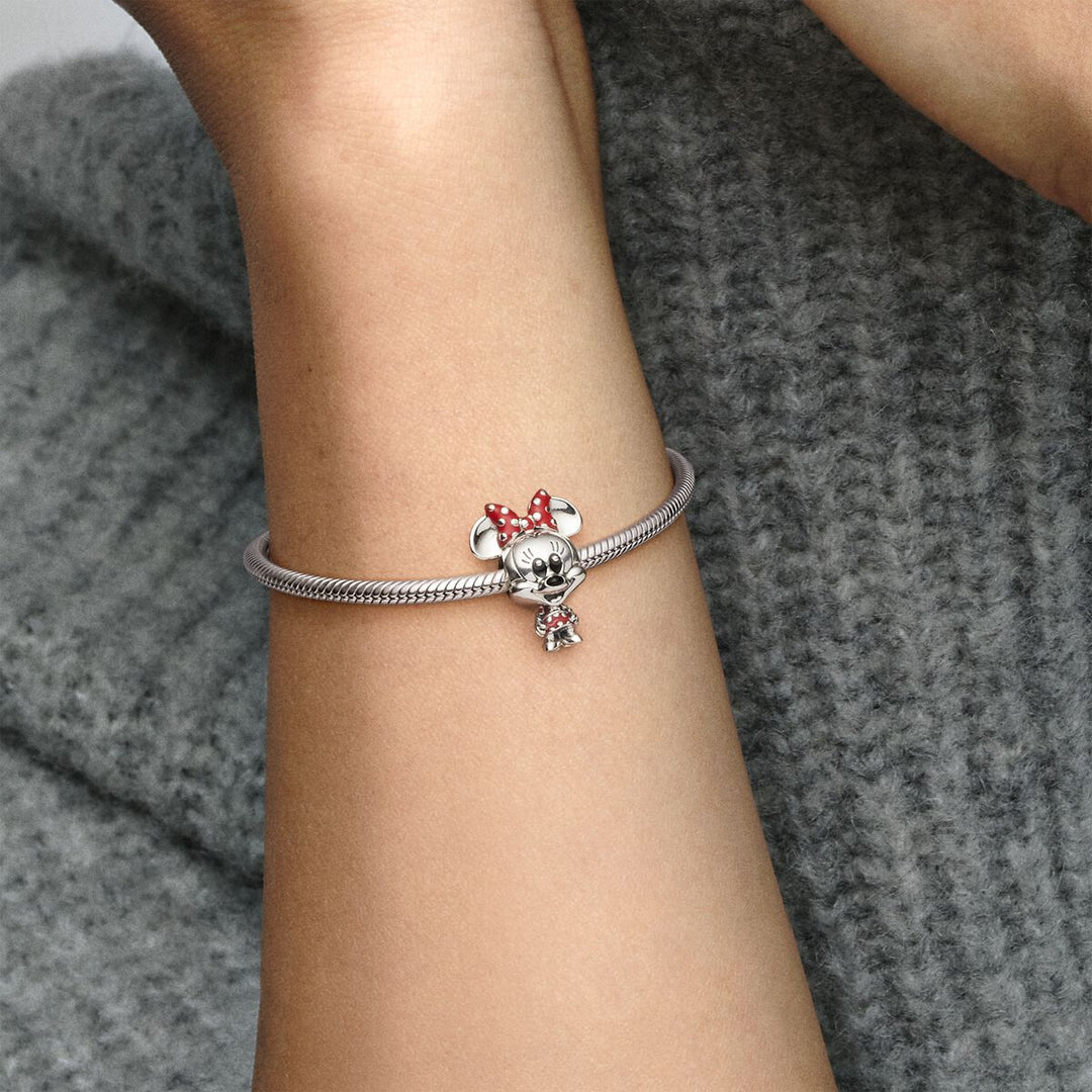 Pandora Disney Minnie Maus Gepunktetes Kleid und Schleife Charm - 798880C02