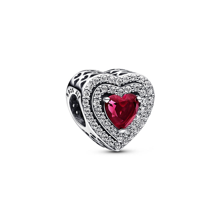 Pandora Funkelndes mehrstufiges Herz Charm - 799218C02