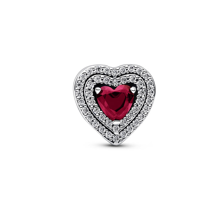 Pandora Funkelndes mehrstufiges Herz Charm - 799218C02
