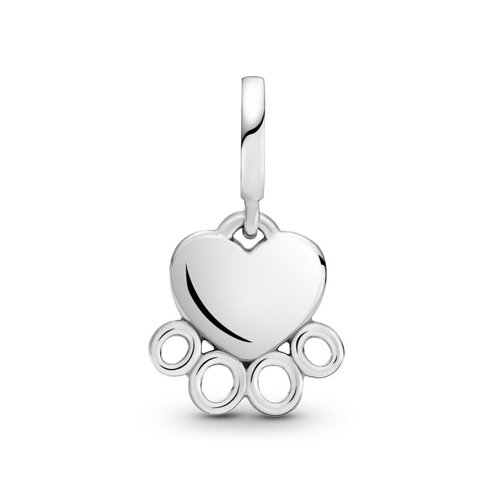 Pandora Herzen &amp; Pfotenabdruck Charm - 799360C00