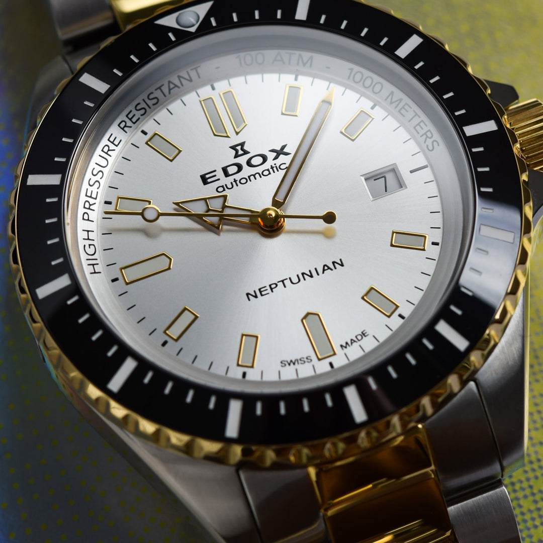 Edox Neptunian Date Automatic - 80120 357JM AID