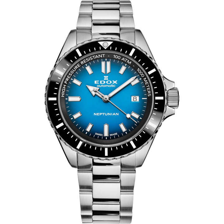 Edox Neptunian Date Automatic - 80120 3NM BUIDN