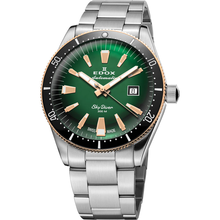 Edox Skydiver Date Automatic - 80126 357RNM VIR