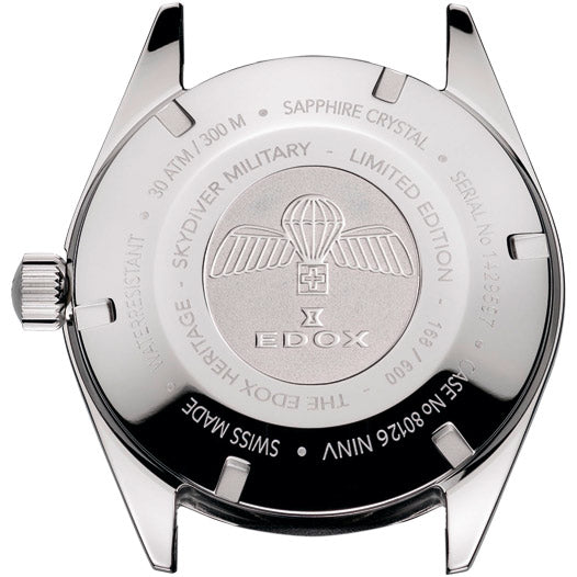Edox Skydiver Date Automatic Limited Edition - 80126 357RNM NIRB