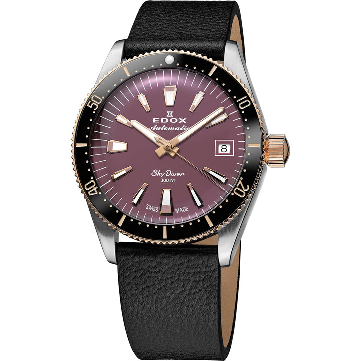 Edox SkyDiver 38 Date Automatic Limited Edition - 80131 357RNRC VIO