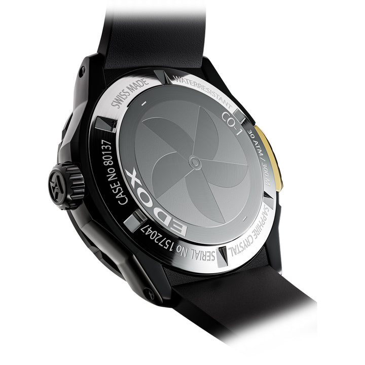 Edox CO-1 Date Automatic Bezel Lock - 80137 37ND CAVD