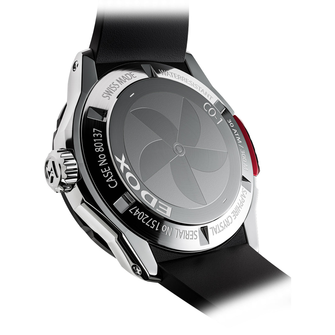 Edox CO-1 Date Automatic Bezel Lock - 80137 3NR CANN