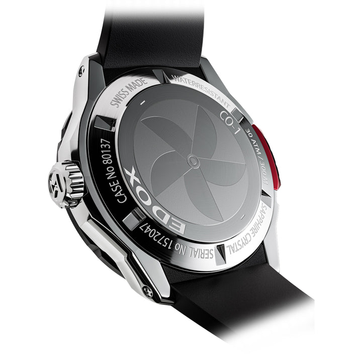 Edox CO-1 Date Automatic Bezel Lock - 80137 3NR CANN