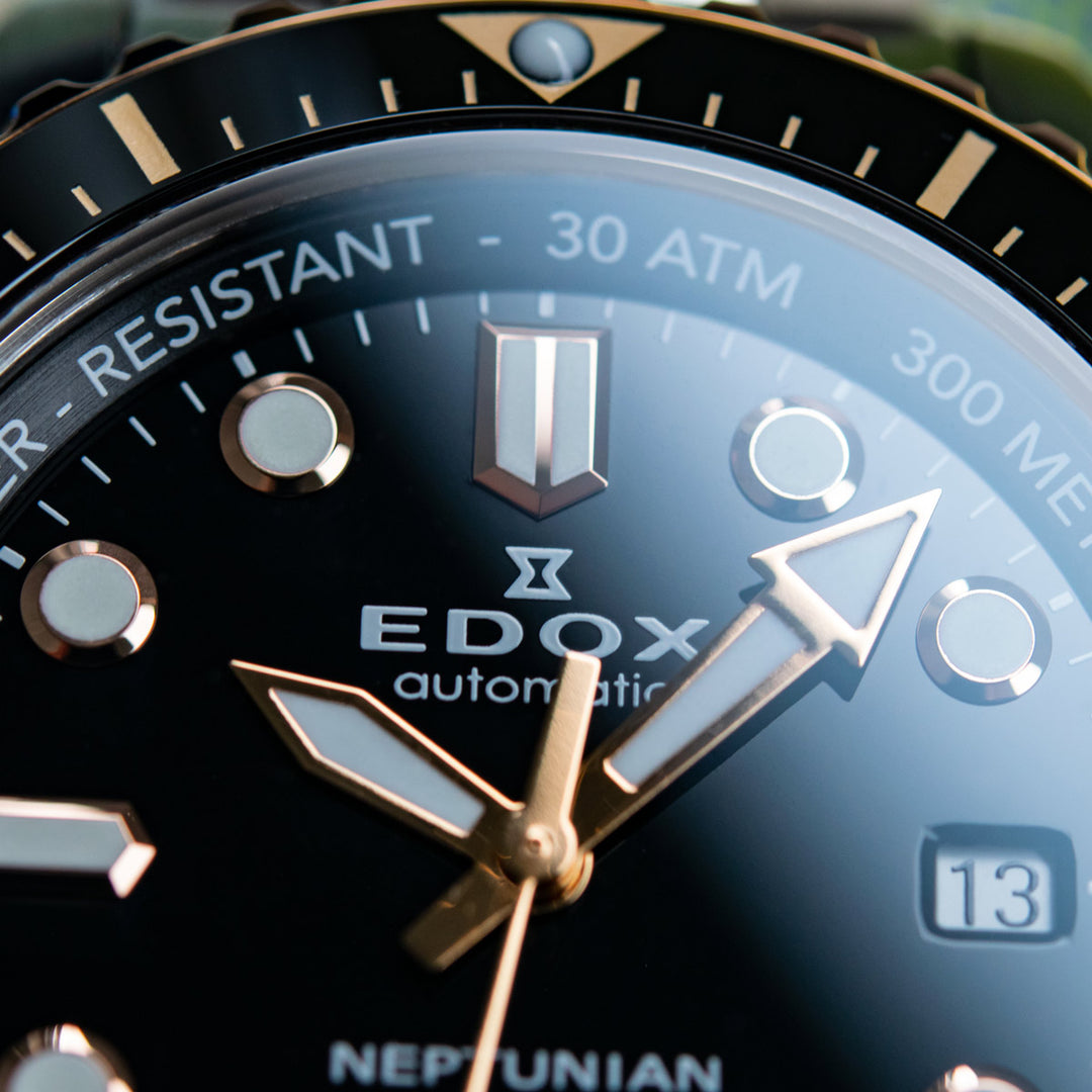 Edox Neptunian Grande Réserve Date Automatic - 80801 3NRM NIR
