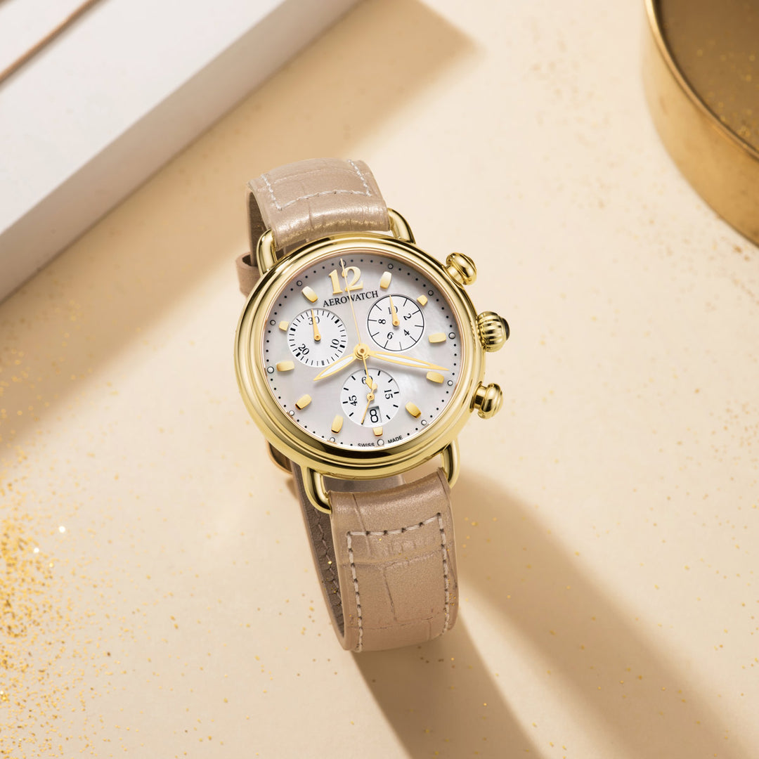 Aerowatch 1942 Chrono Lady - A 81105 JA02