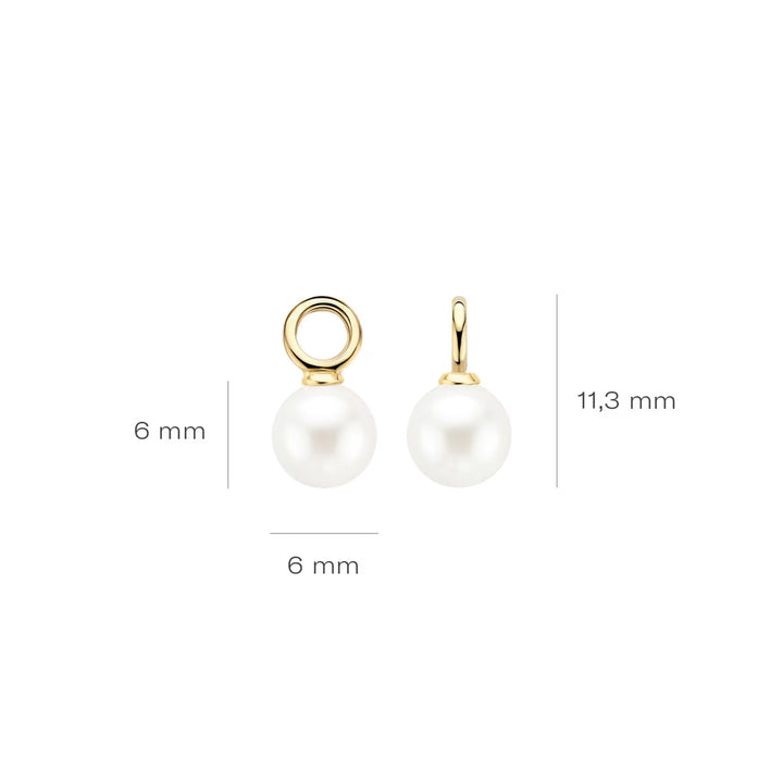 Blush Ohr Charms 14k Gelbgold - 9046YPW