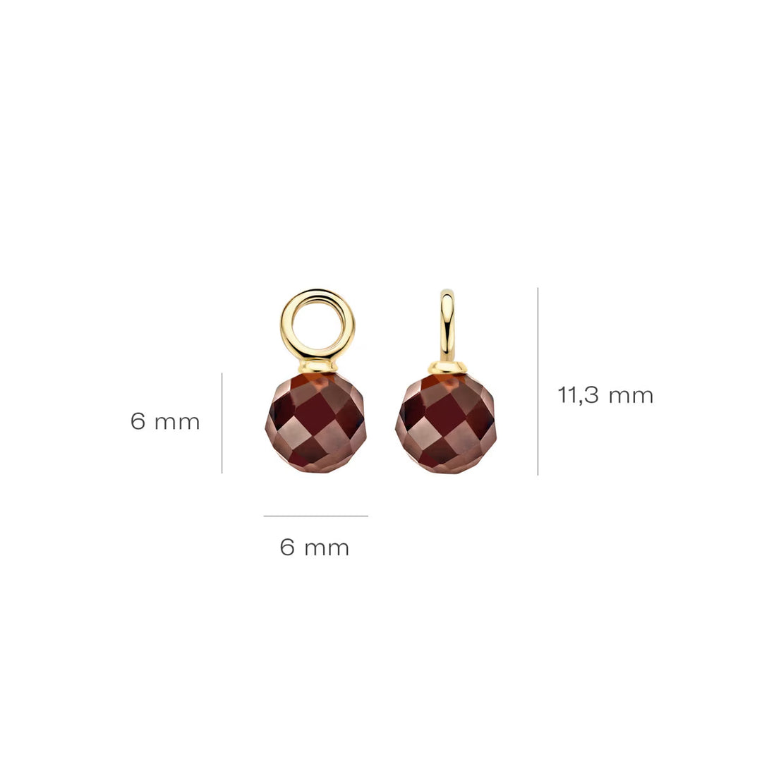 Blush Ohr Charms 14k Gelbgold - 9046YZK