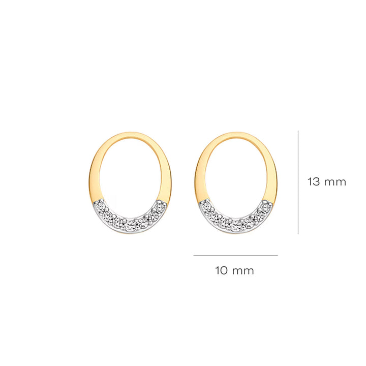 Blush Ohr Charms 14k Gelbgold - 9053YZI