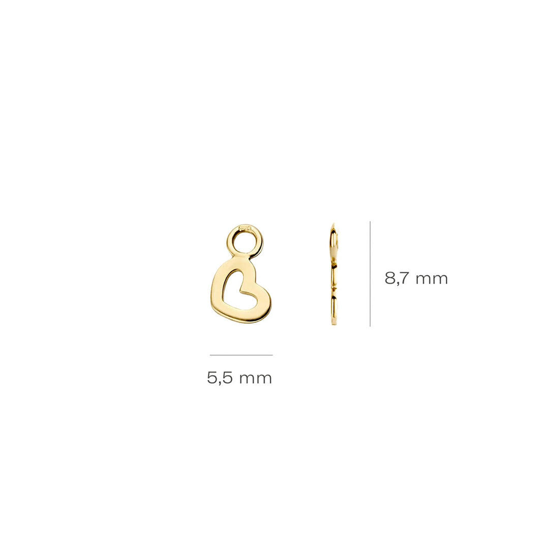 Blush Ohr Charms 14k Gelbgold - 9057YGO