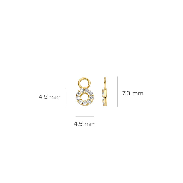 Blush Ohr Charms 14k Gelbgold - 9065YZI