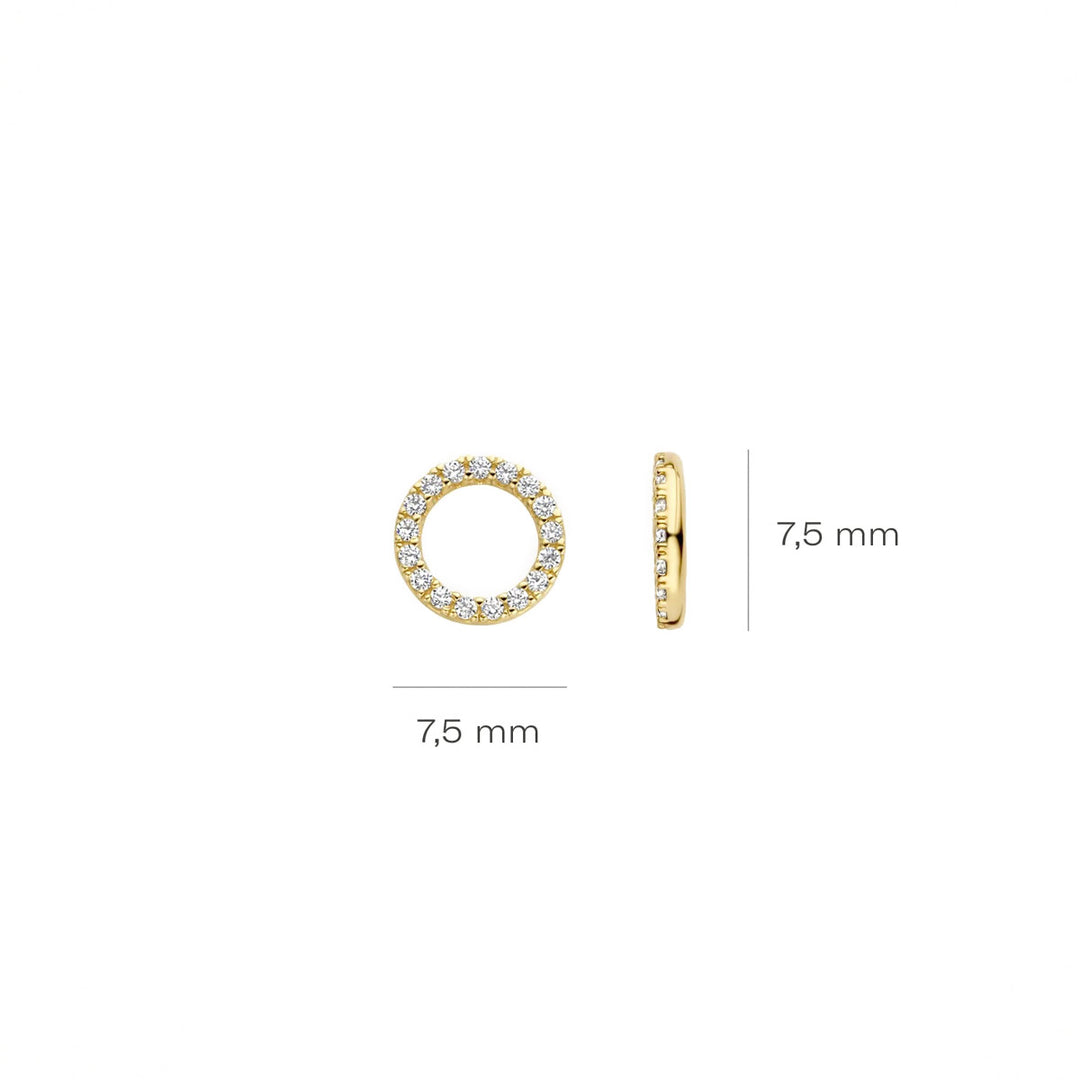Blush Ohr Charms 14k Gelbgold - 9066YZI