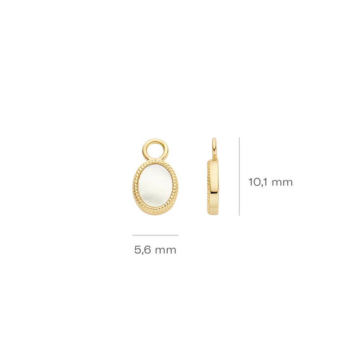 Blush Ohrring Charms 14k Gelbgold - 9078YMP