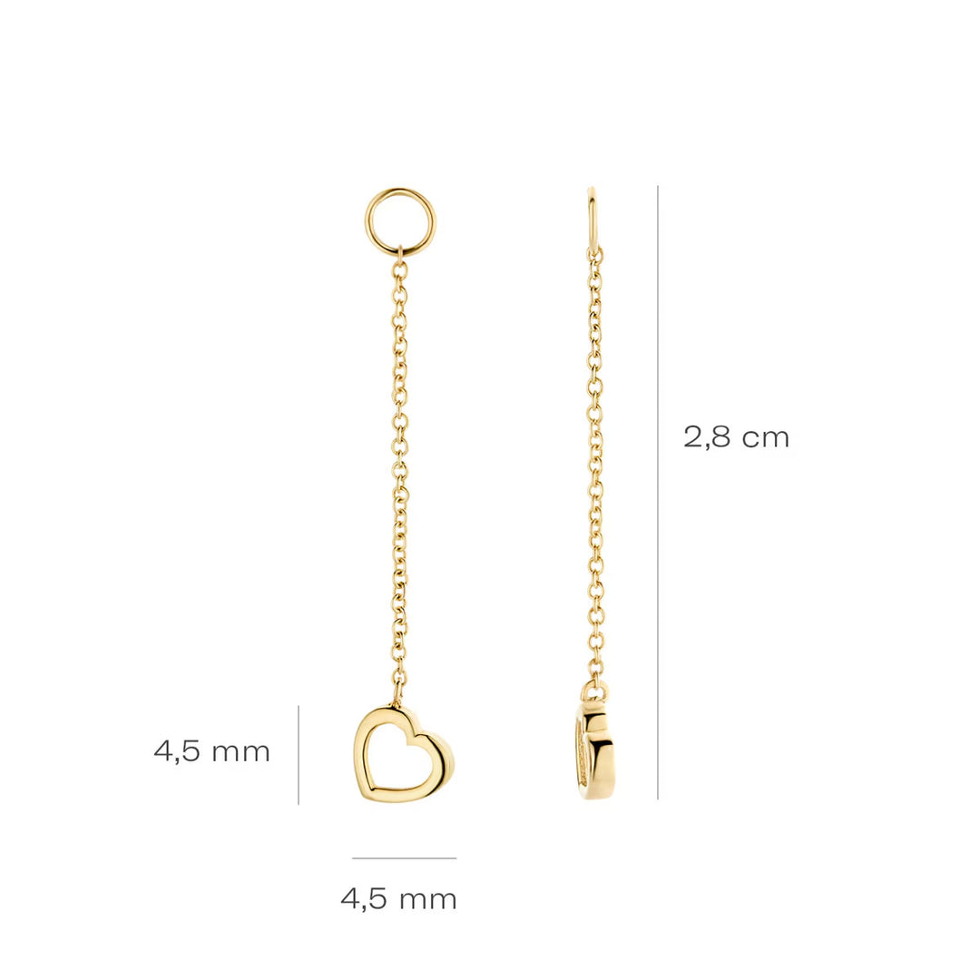 Blush Ohr Charms 14k Gelbgold - 9084YGO