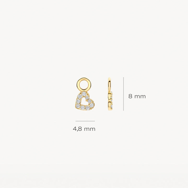 Blush Ohr Charms 14k Gelbgold - 9098YZI
