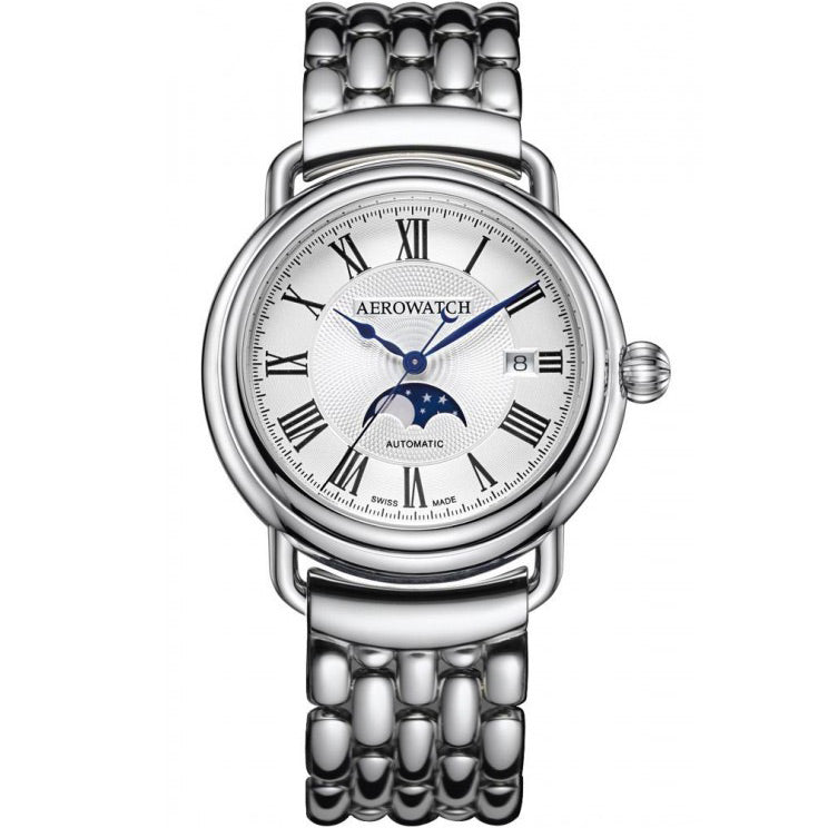 Aerowatch 1942 Moon Phase Automatic - A 77983 AA01 M