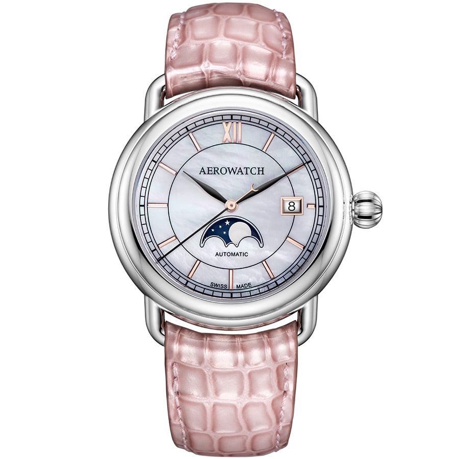 Aerowatch 1942 Moon Phase Automatic - A 77983 AA02 BR RO
