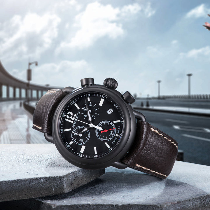 Aerowatch 1942 Chronograph Quartz - A 79100 NO05