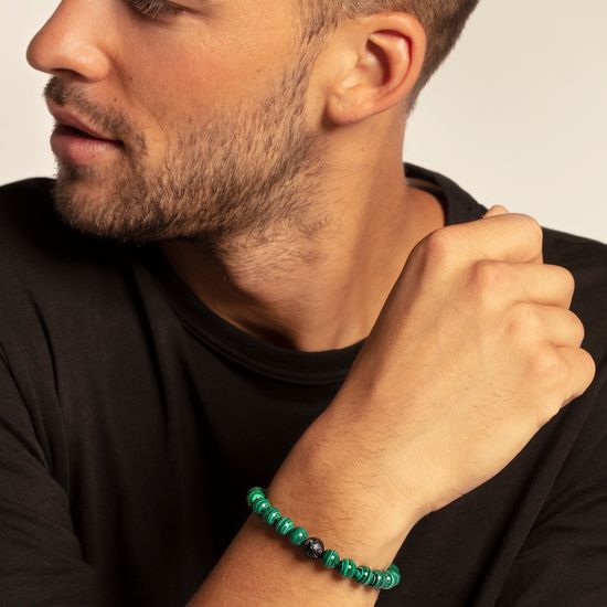 Thomas Sabo Armband Black Cat Grün - A1778-530-6