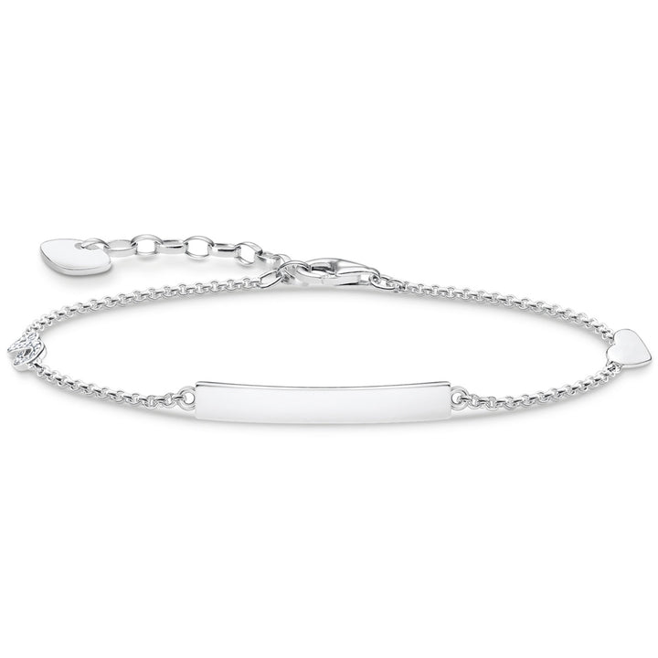 Thomas Sabo Armband Classic Mit Herz &amp; Infinity Silber - A1976-051-14-L19V