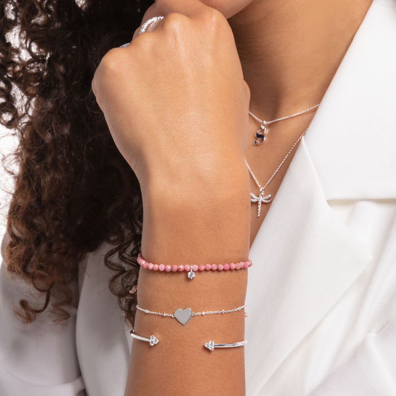 Thomas Sabo Armband Herz Mit Kugeln Silber - A1991-001-21-L19v