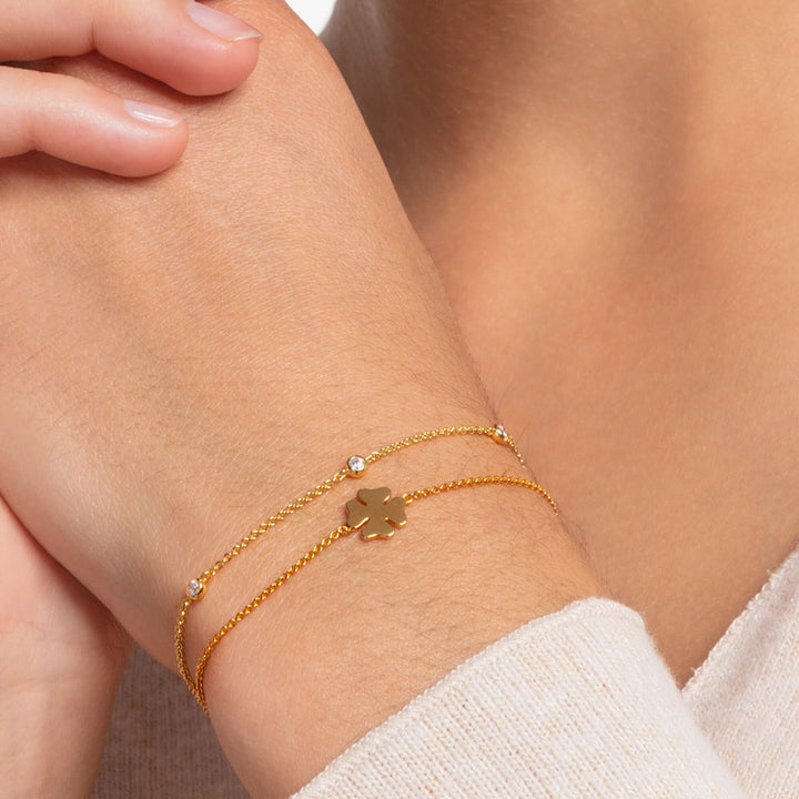 Thomas Sabo Armband Weisse Steine Gold - A1999-414-14-L19v