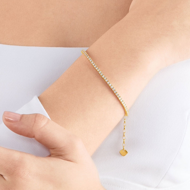 Thomas Sabo Tennis Armband Gold - A2021-414-14-L19V