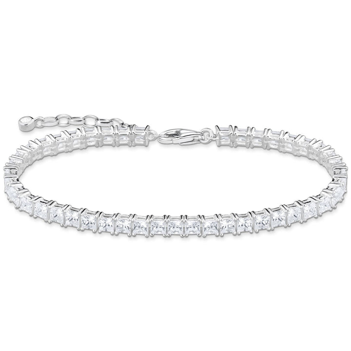 Thomas Sabo Tennis Armband mit Weissen Steinen Silber - A2029-051-14-L19V