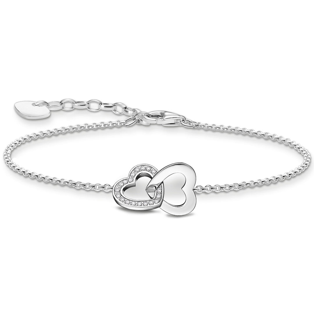 Thomas Sabo Bracelet with Intertwined Hearts Silver - A2163-051-14-L19V
