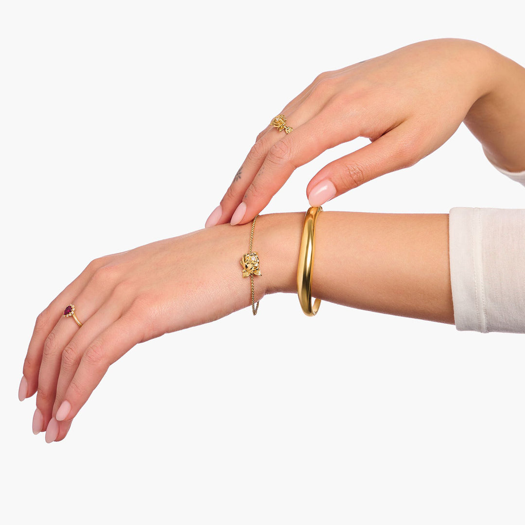 Thomas Sabo Armband Roses Romance vergoldet - A2175-414-39-L19V