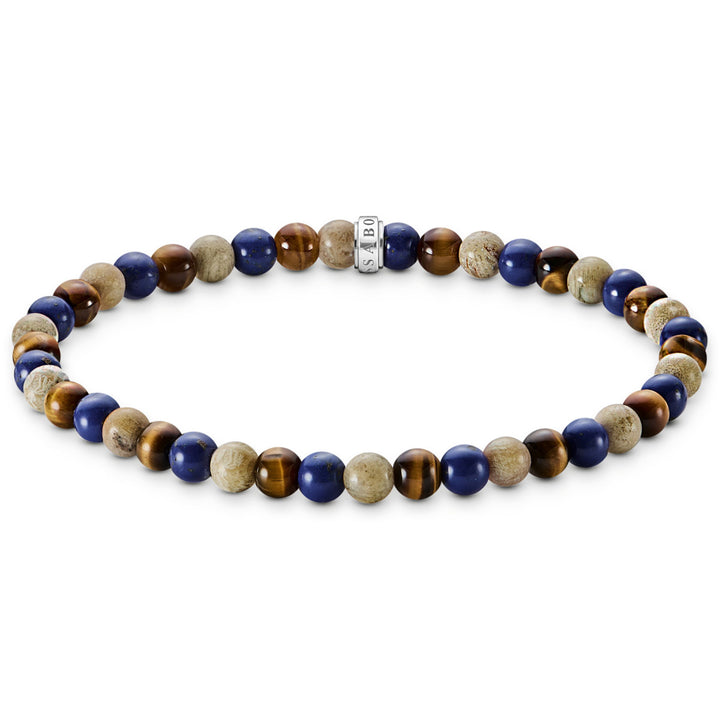 Thomas Sabo Bead Armband in Braun und Blautönen - A2183-531-7
