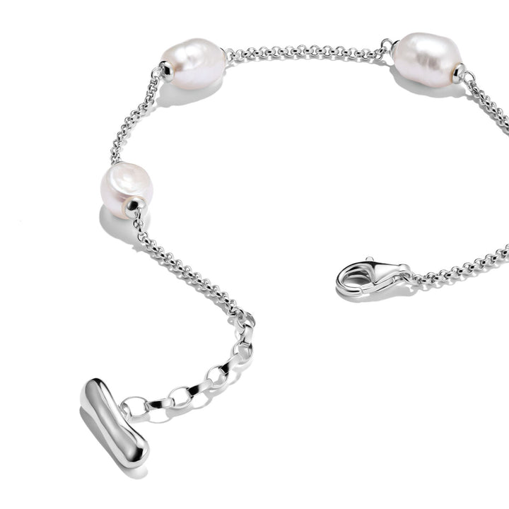Thomas Sabo Armband mit Perlen Natural Beauty Silber - A2189-082-14-L19V