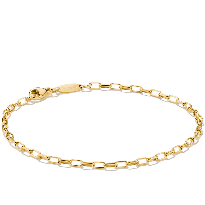 Thomas Sabo Charm-Armband Paperclip vergoldet - A2206-413-39-L19V