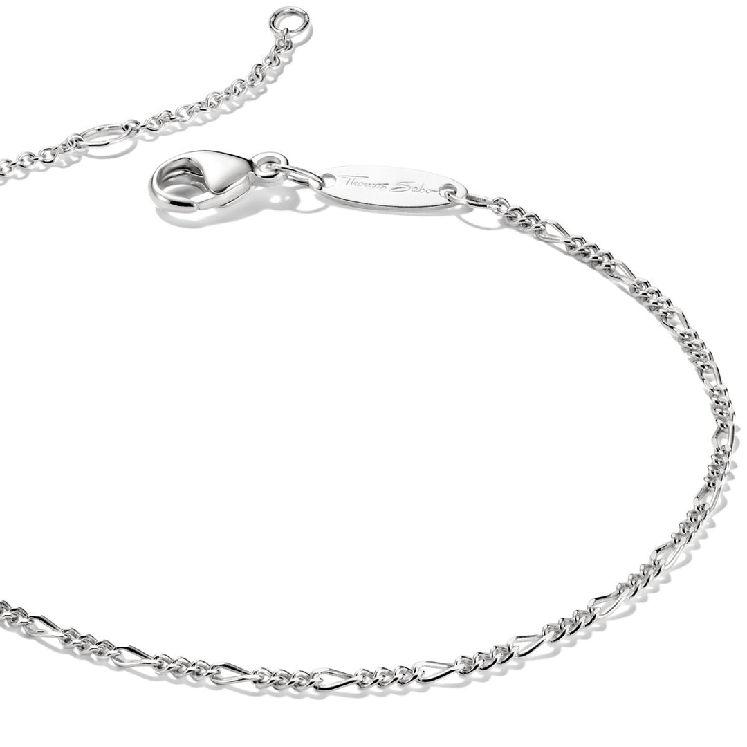Thomas Sabo Charm-Armband Figaro Design Silber - A2207-001-21-L19V