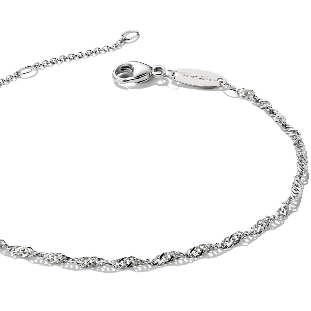 Thomas Sabo Charm-Armband Singapur Design Silber - A2208-001-21-L19V