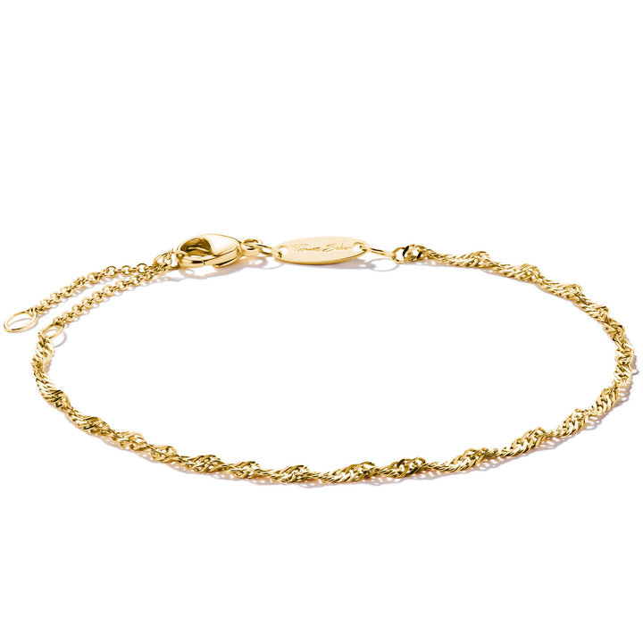 Thomas Sabo Charm-Armband Singapur Design vergoldet - A2208-413-39-L19V