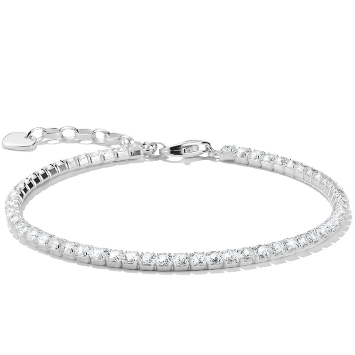 Thomas Sabo Tennis Bracelet with White Stones Silver - A2209-051-11-L19V