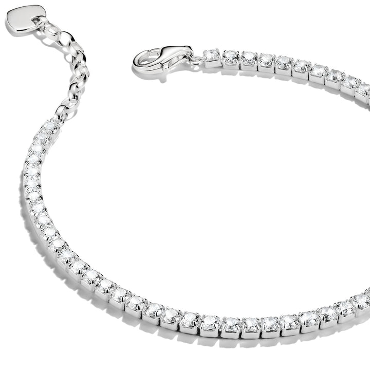 Thomas Sabo Tennisarmband mit weissen Steinen Silber - A2209-051-11-L19V