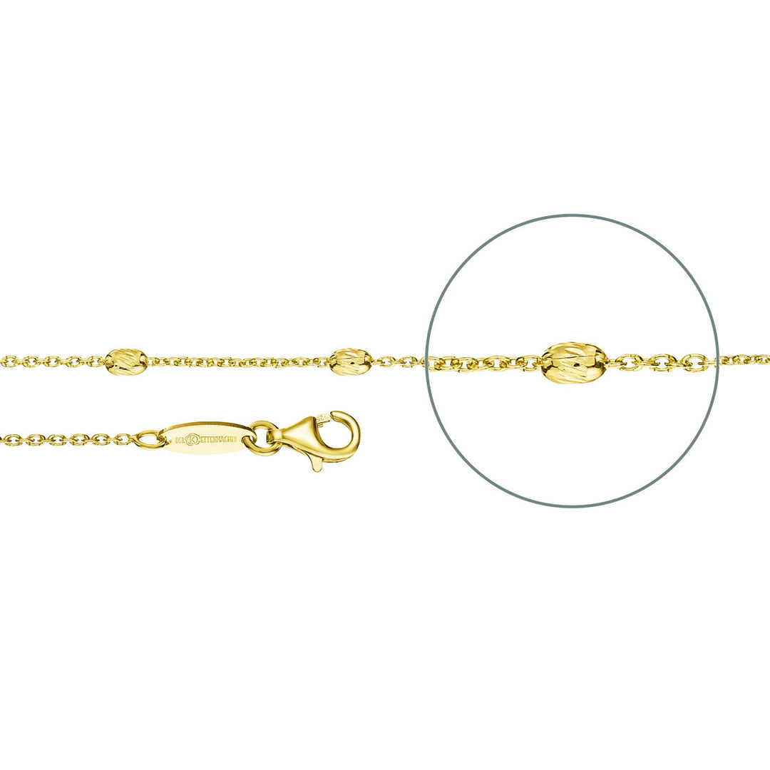 Der Kettenmacher Ankerkette Ovaline Gold diam.