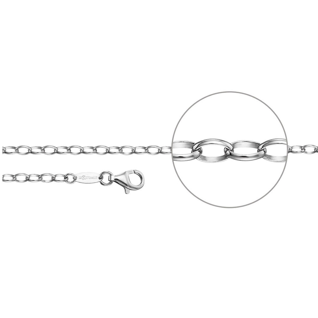 Der Kettenmacher Ankerkette Oval Silber