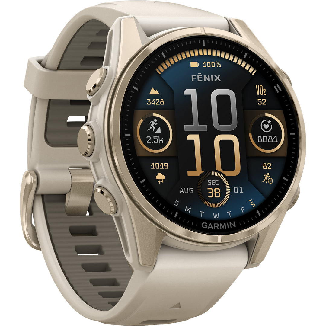 Garmin Fenix 8 Amoled Sapphire Soft Gold Fog Gray (43 mm) - 010-02903-11