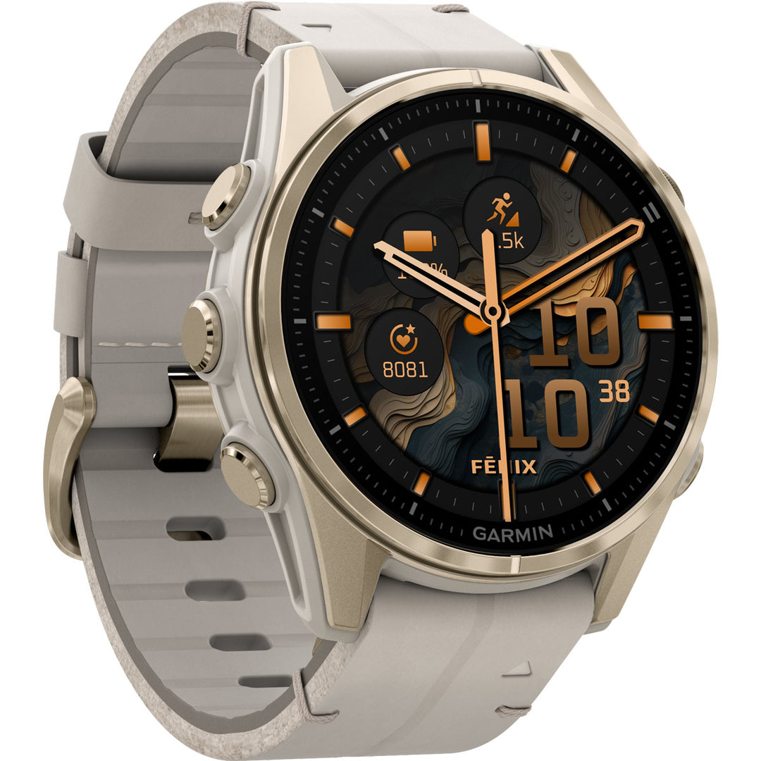 Garmin Fenix 8 Amoled Sapphire Soft Gold (43 mm) - 010-02903-40