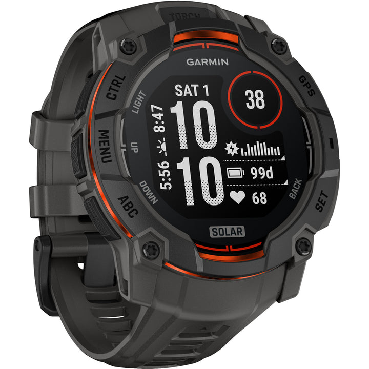 Garmin Instinct 3 Solar Black Charcoal (50 mm) - 010-02935-00