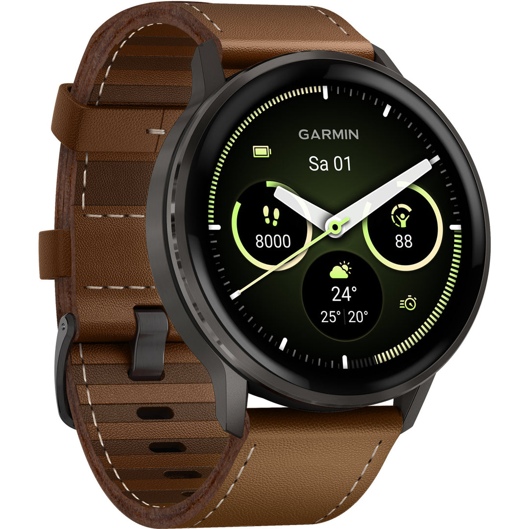 Garmin Venu 4 Slate Black Brown (45 mm) - 010-03014-03