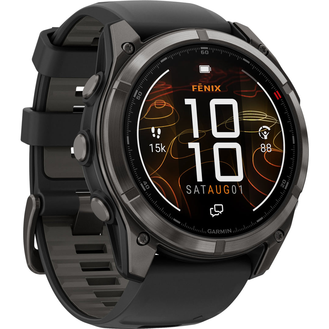 Garmin Fenix 8 Pro MicroLED Sapphire Carbon Grey Black (51 mm) - 010-03380-01
